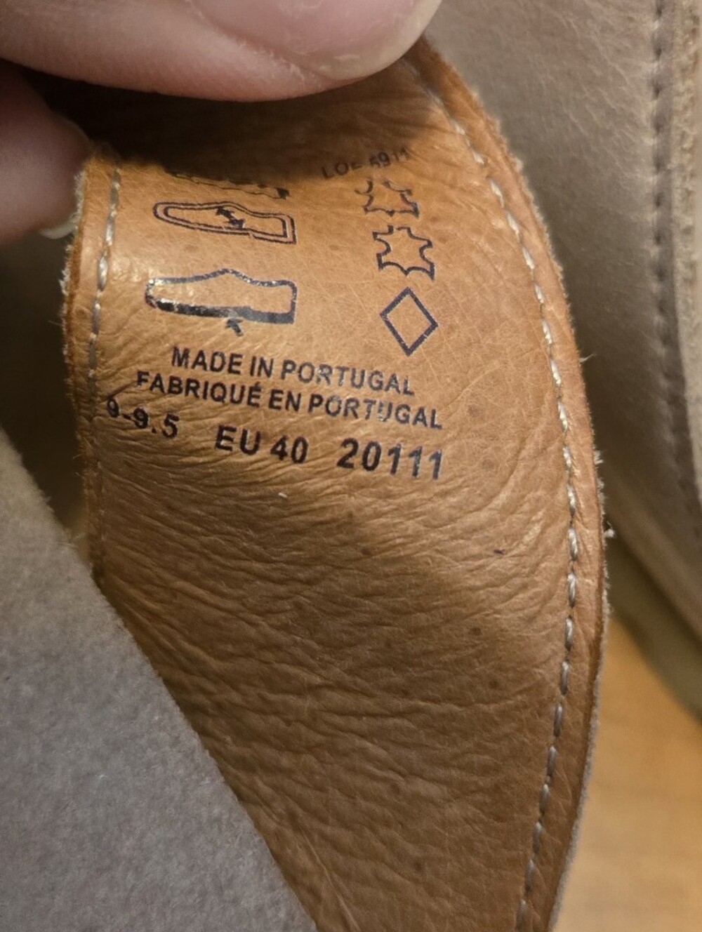 Taos Taupe Suede Slide Sandals - Picture 5 of 6